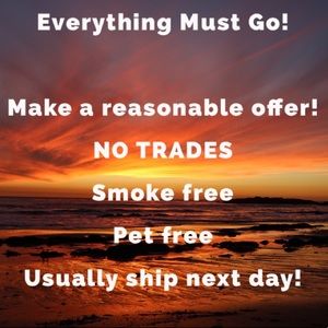 Will accept all reasonable offers!